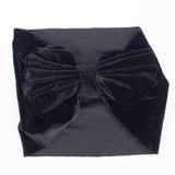 Fascia Per Capelli In Velluto con Fiocco Vari Colori Neonata LUXURYKIDS FIOCCOVELLUTO - LUXURYKIDS - LuxuryKids