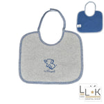 Bavetta In Lana Grigia Neonato NINNAOH I16291 - NINNAOH - LuxuryKids