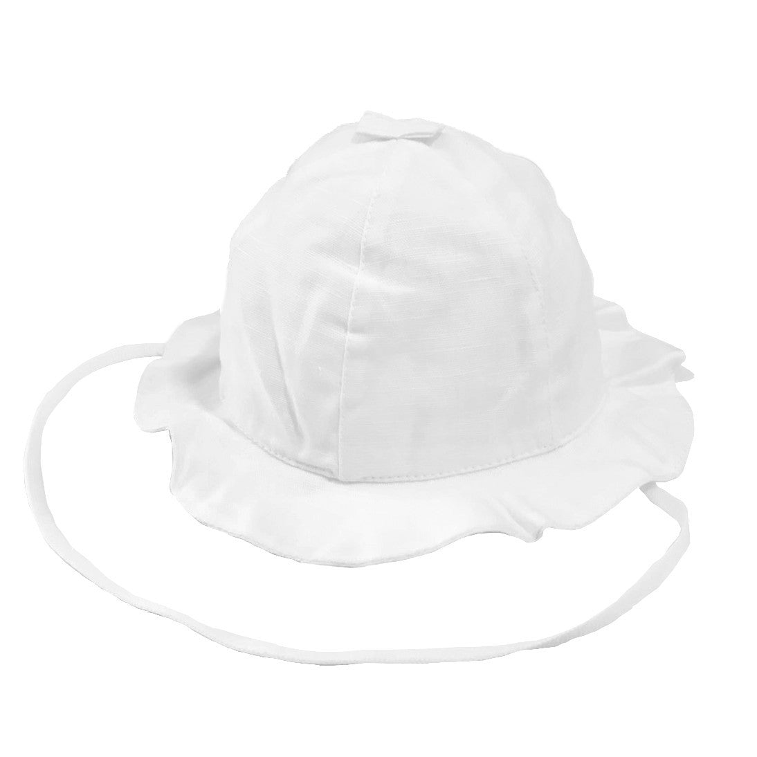 Cappello Pescatore Neonata Bianco Il Trenino PESCATORE1 - IL TRENINO - LuxuryKids