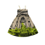 Abito in Cotone Elegante Bambina Beige Moschino YDVD54 - MOSCHINO - LuxuryKids