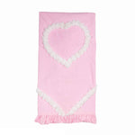 Coperta Imbottita Cotone Rosa E Tulle Ricamato Neonata LA SARTORIA DEI PICCOLI LC904 - LA SARTORIA DEI PICCOLI - LuxuryKids