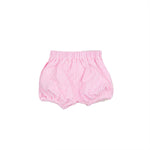 Culotte In Cotone Rosa E Tulle Ricamato Neonata LA SARTORIA DEI PICCOLI LMU904 - LA SARTORIA DEI PICCOLI - LuxuryKids