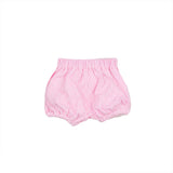 Culotte In Cotone Rosa E Tulle Ricamato Neonata LA SARTORIA DEI PICCOLI LMU904 - LA SARTORIA DEI PICCOLI - LuxuryKids