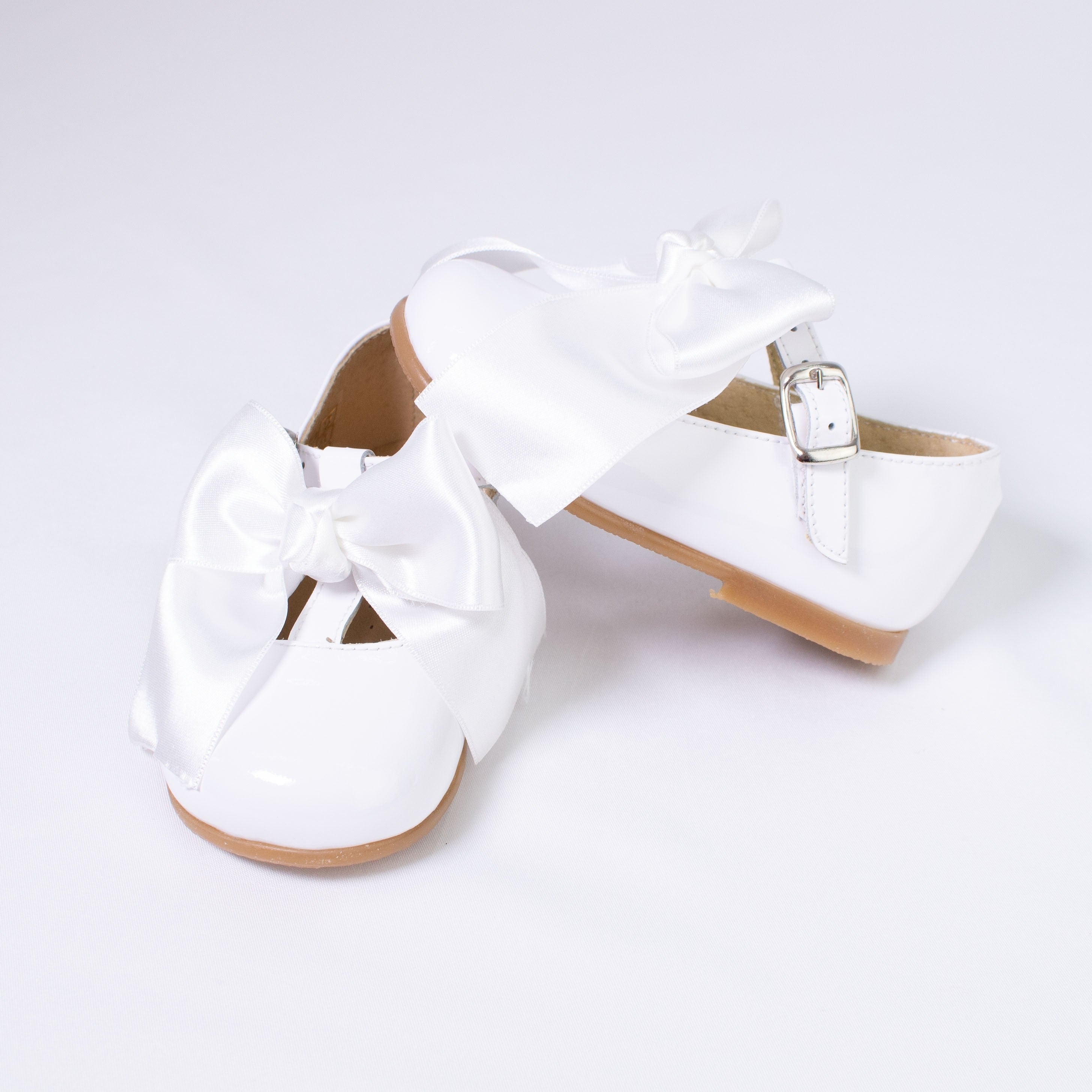 Scarpa Modello Ballerina Con Fiocco In Vernice Bambina PANYNO B2702B - PANYNO - LuxuryKids