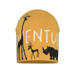 Cappello In Cotone Con Stampa Senape Neonato BARBARAS CB74 - BARBARAS - LuxuryKids