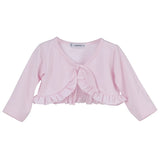 Coprispalle In Cotone Manica Lunga Con Rouches Neonata CALAMARO 14003 - CALAMARO - LuxuryKids