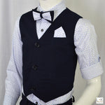 Completo 4 Pezzi Elegante Bambino Blu Bufi M10065Y - BUFI - LuxuryKids