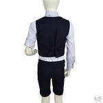 Completo 4 Pezzi Elegante Bambino Blu Bufi M10065Y - BUFI - LuxuryKids