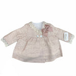 Cappottino Estivo In Cotone Rosa E Pizzo Bambina VALENTINA BEBES ASS17 - VALENTINA BEBES - LuxuryKids