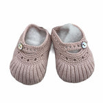 Scarpe Da Culla In Filo Di Cotone Traforate Neonata GRANLEI 557 - GRANLEI - LuxuryKids