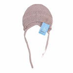 Cuffia In Filo Di Cotone Traforato Neonati GRANLEI 574 - GRANLEI - LuxuryKids