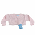 Cardigan In Filo Di Cotone Traforato Neonati GRANLEI 498 - GRANLEI - LuxuryKids