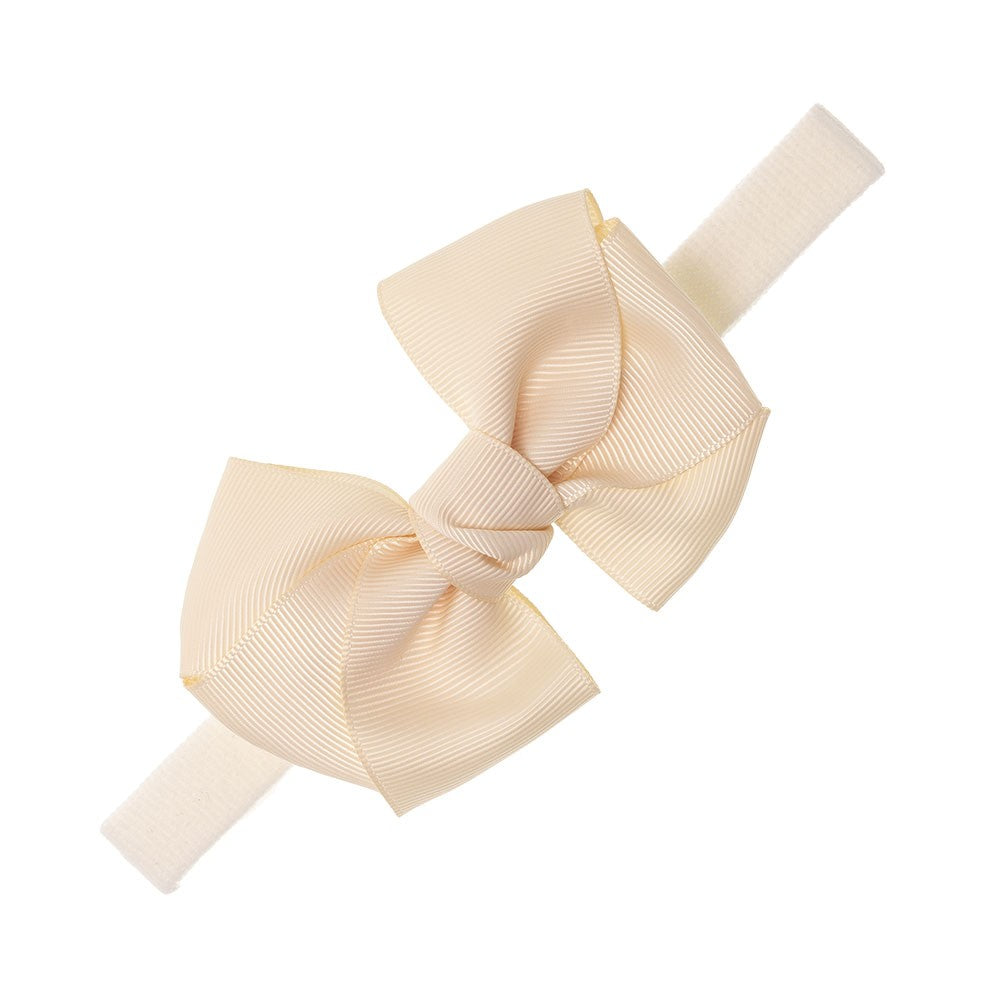 Gummiband mit großer Schleife aus grober Narbung Baby Girl SIENA 7542