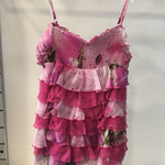 Abito con Balze Fucsia Bambina Fun&Fun FUNBDR1434 - FUN&FUN - LuxuryKids