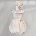 Abito Elegante a Bambolina Cerimonia Bambina Rosa Cipria Alice P. 520 - ALICE P. - LuxuryKids