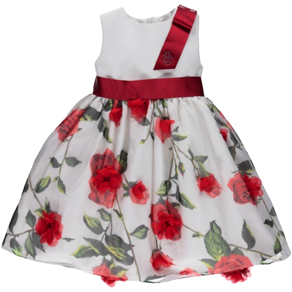 Abito Elegante Floreale Bambina Piccola Speranza PS173040 - PICCOLA SPERANZA - LuxuryKids