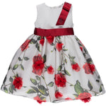 Abito Elegante Floreale Bambina Piccola Speranza PS173040 - PICCOLA SPERANZA - LuxuryKids