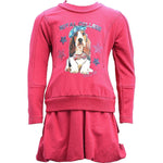 Abito Fucsia Bambina Sarabanda D420 - SARABANDA - LuxuryKids