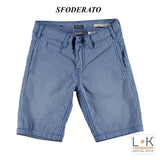 Bermuda in Cotone a Quadretti Bambino Celeste Sarabanda I636 - SARABANDA - LuxuryKids