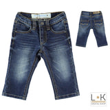 JEANS SLIM 5 TASCHE NEONATO SARABANDA M831-00 - SARABANDA - LuxuryKids