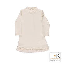 Lupetto in Caldo Cotone Beige Bambina Sarabanda H210 - SARABANDA - LuxuryKids