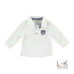 POLO IN CALDO COTONE NEONATO MINIBANDA N618-00 - MINIBANDA - LuxuryKids