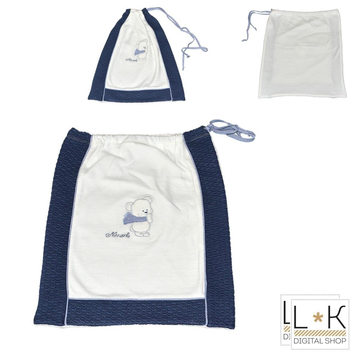 Sacca Portaoggetti In Ciniglia Neonato NINNAOH I16SAC204 - NINNAOH - LuxuryKids
