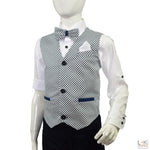 Completo 4 Pezzi Elegante Bambino Blu Bufi M10066Y1 - BUFI - LuxuryKids