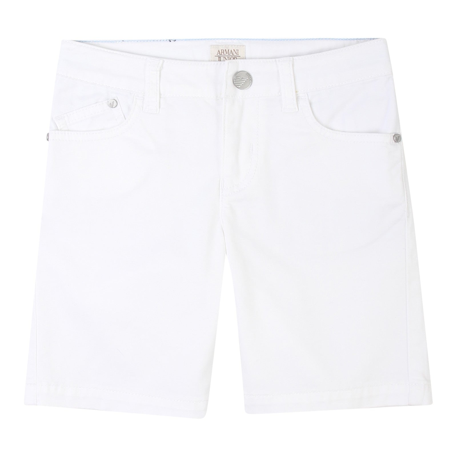 Bermuda in Cotone Bianco  Bambino Armani 3Z4S01 - LuxuryKids - LuxuryKids