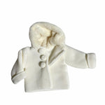 Cappottino in Caldo Cotone con Cappuccio in Ecopelliccia Neonato BABY FASHION 55011 - Baby Fashion - LuxuryKids