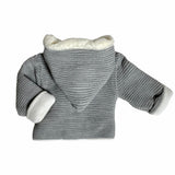 Cappottino in Caldo Cotone con Cappuccio in Ecopelliccia Neonato BABY FASHION 55011 - Baby Fashion - LuxuryKids