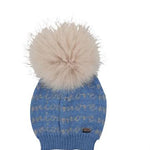 Cappello In Pura Lana 100% Con Pom Pon In Volpe Neonato-a Tema Amore MioNINNAOH I21294 - NINNAOH - LuxuryKids