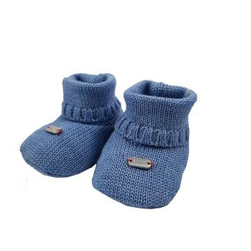 Babbucce In Pura Lana 100% Certificata Avion Neonato Tema Amore MioNINNAOH I21293 - NINNAOH - LuxuryKids