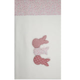 Coperta Imbottita Sfoderabile In Caldo Cotone Panna Rosa Neonata Tema Coniglietta NINNAOH I21COP18I - NINNAOH - LuxuryKids