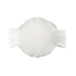 Fascia In Caldo Cotone Panna Con Pon Pon In Volpe Panna Neonata NINNAOH I2121 - NINNAOH - LuxuryKids