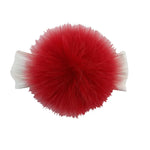 Fascia In Caldo Cotone Panna Con Pon Pon In Volpe Rosso Neonata NINNAOH I2199 - NINNAOH - LuxuryKids