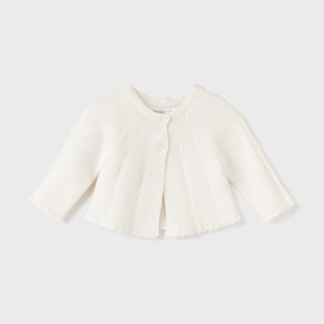 Cardigan Tricot In Caldo Cotone Neonata MAYORAL 2368 - MAYORAL - LuxuryKids