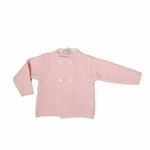Cardigan Doppiopetto in 100% Lana Neonata Wedoble I2110308K - WEDOBLE - LuxuryKids