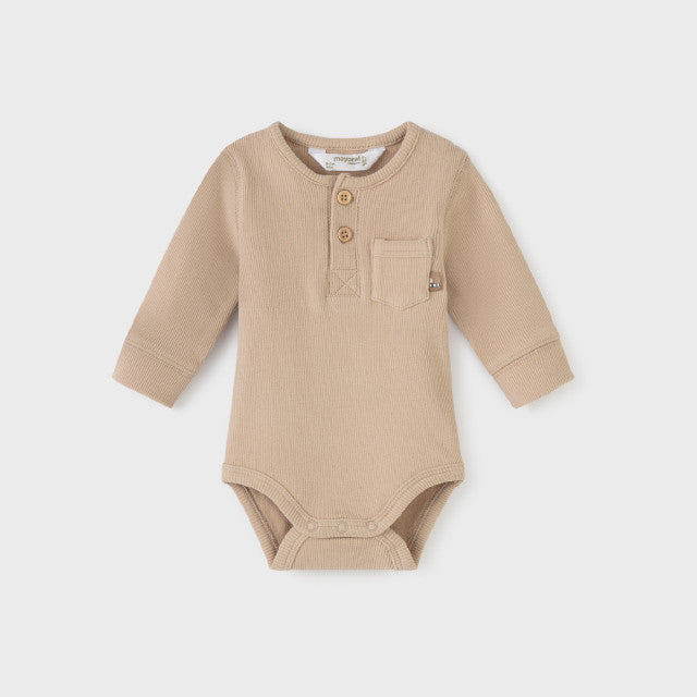 Body Costine Manica Lunga In Caldo Cotone Neonato Mayoral 2710 - MAYORAL - LuxuryKids