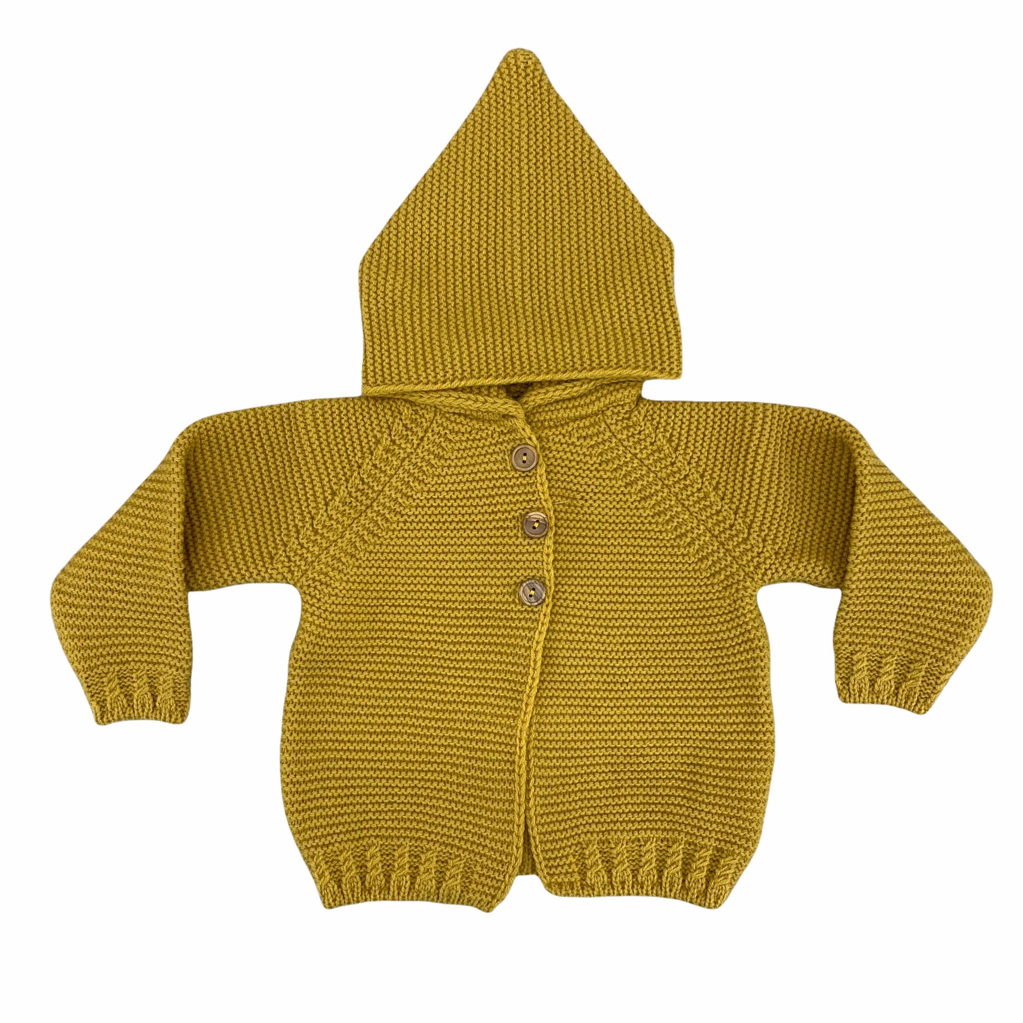 Cardigan con Cappuccio in Lana Neonato-a Del Sur 9214 - DEL SUR - LuxuryKids
