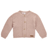 Cardigan In tricot Con Mini Motivo in Rilievo Neonato-a Condor 55201 - Condor - LuxuryKids