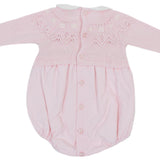 Pagliaccetto In Misto Lana E Caldo Cotone Rosa Neonata Dr.Kid DK102 - DR.KID - LuxuryKids