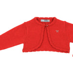 Copri Spalle Rosso In Misto Lana Bambina Dr.Kid DK378 - DR.KID - LuxuryKids