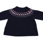 Cardigan In Misto Lana Blu Neonata Dr.Kid DK142 - DR.KID - LuxuryKids