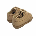 Scarpe Primi Passi Francesina Bambino Vera Pelle Beige Rizitos B2840 - RIZITOS - LuxuryKids
