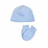 Completo Cappello e Moffole Antigraffio In Cotone Unisex Babidu 9288MO - BABIDU - LuxuryKids