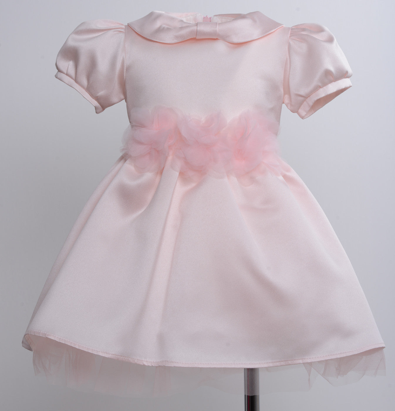 Abito Elegante Cerimonia Neonata Manica Corta Bufi B1156A - BUFI - LuxuryKids
