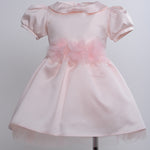 Abito Elegante Cerimonia Neonata Manica Corta Bufi B1156A - BUFI - LuxuryKids