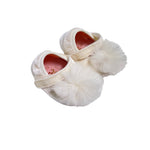 Scarpe Da Culla In Velluto Ballerina Con Pon Pon Neonata Indice 1713 - INDICE - LuxuryKids