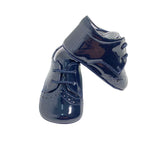 Scarpa Da Culla Francesina Con Lacci In Vernice Neonato Indice 1678V - INDICE - LuxuryKids